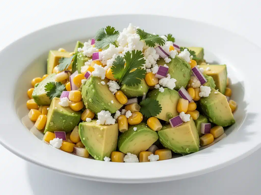 avocado corn salad - featured image