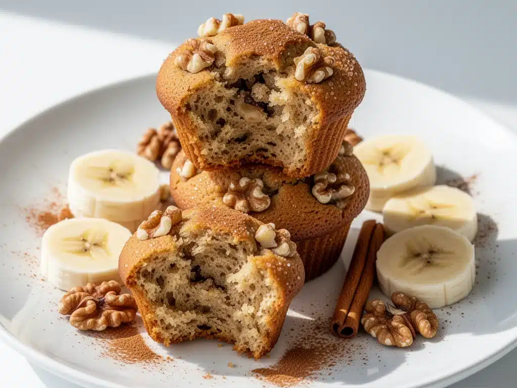 banana nut muffin recipe - featured image