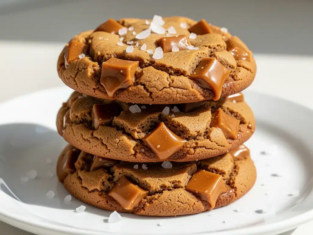 brown butter toffee cookies - featured image