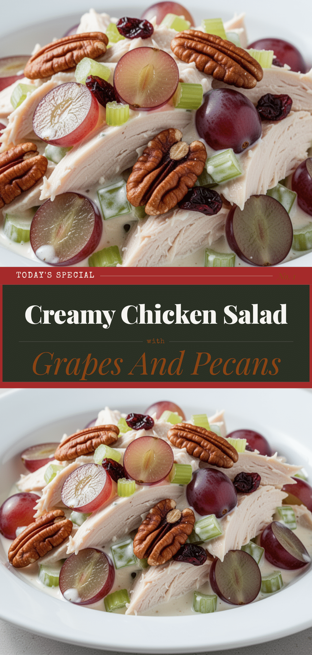 Creamy Chicken Salad with Grapes and Pecans: Easy Best Salad 5 creamy chicken salad with grapes and pecans recipe