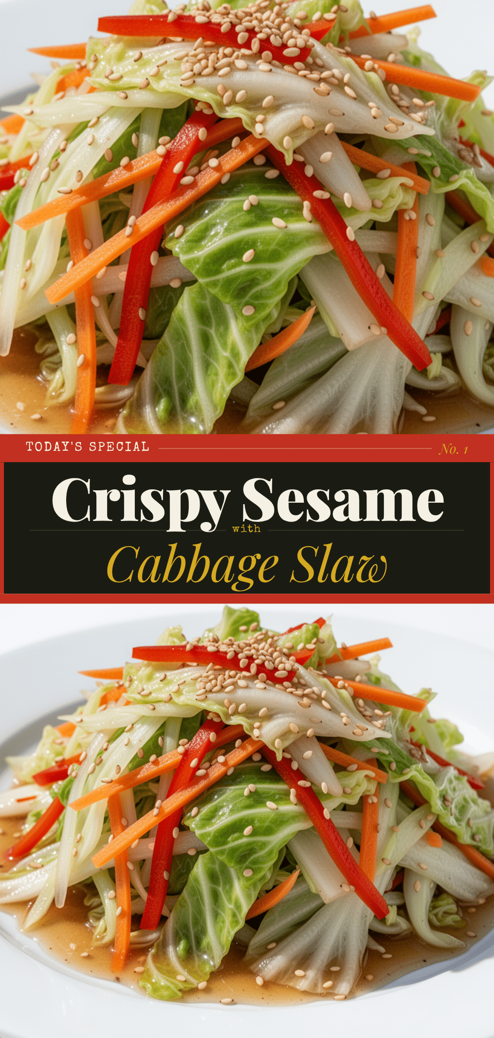 Crisp Cabbage Slaw Salad with Sesame Dressing: Easy 5 crisp cabbage slaw salad with sesame dressing recipe