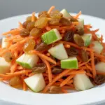 crunchy carrot raisin salad - featured image