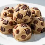 edible chocolate chip cookie dough bites - featured image