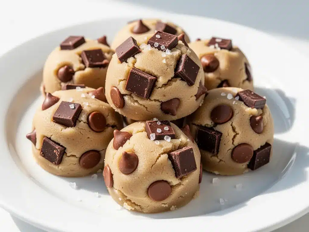 Edible Chocolate Chip Cookie Dough Bites: Easy No-Bake Treats 4 edible chocolate chip cookie dough bites preparation steps