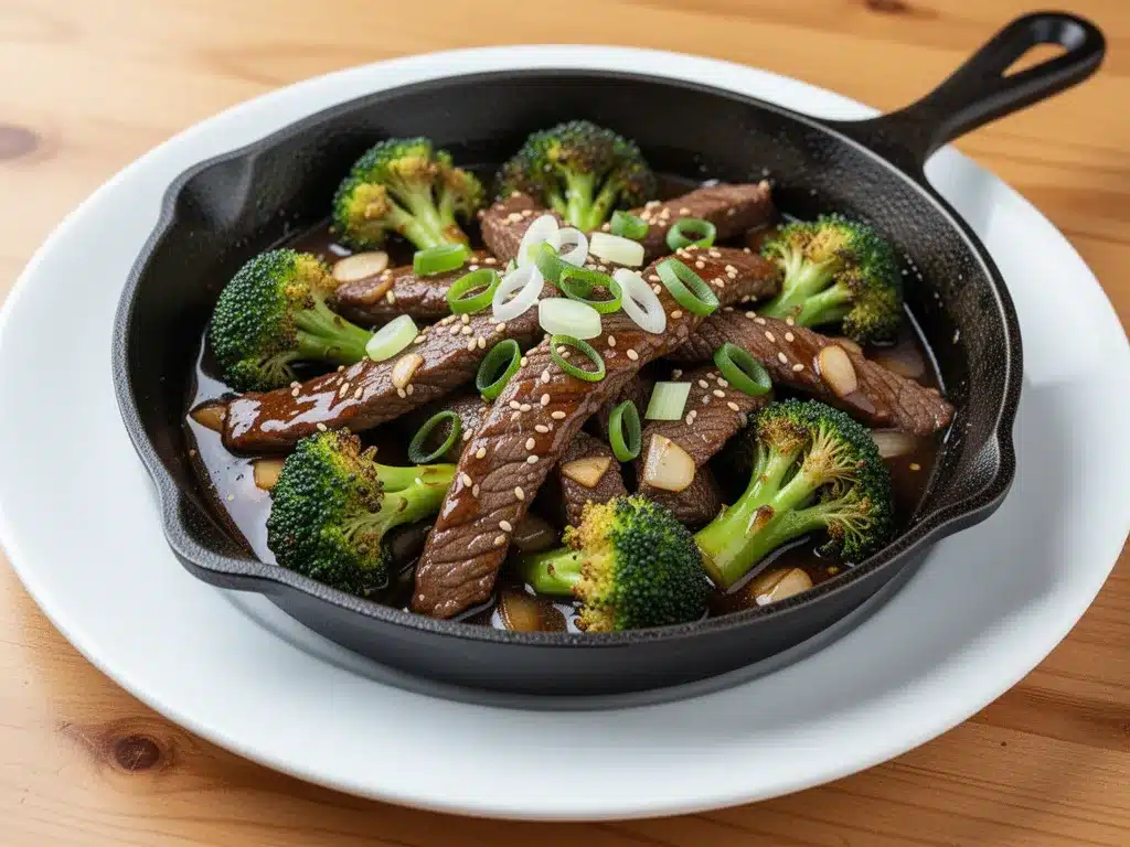 Fast Weeknight Beef and Broccoli Skillet: Best Easy Dinner 4 fast weeknight beef and broccoli skillet preparation steps