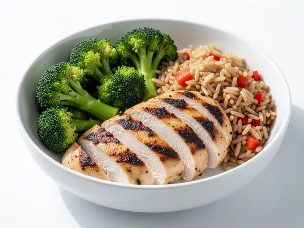 High Protein Chicken Meal Prep Bowls: 3-Ingredient Healthy Dinner 4 high protein chicken meal prep bowls preparation steps