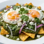 Mexican Style Chilaquiles with Fried Eggs - featured image