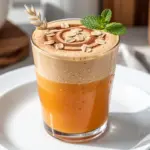 pumpkin spice breakfast smoothie with oats - featured image