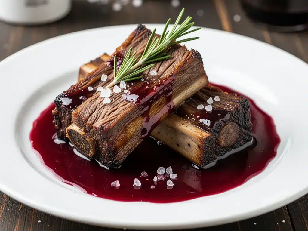 Winter Braised Short Ribs with Red Wine Sauce: Best Easy Recipe 4 winter braised short ribs preparation steps