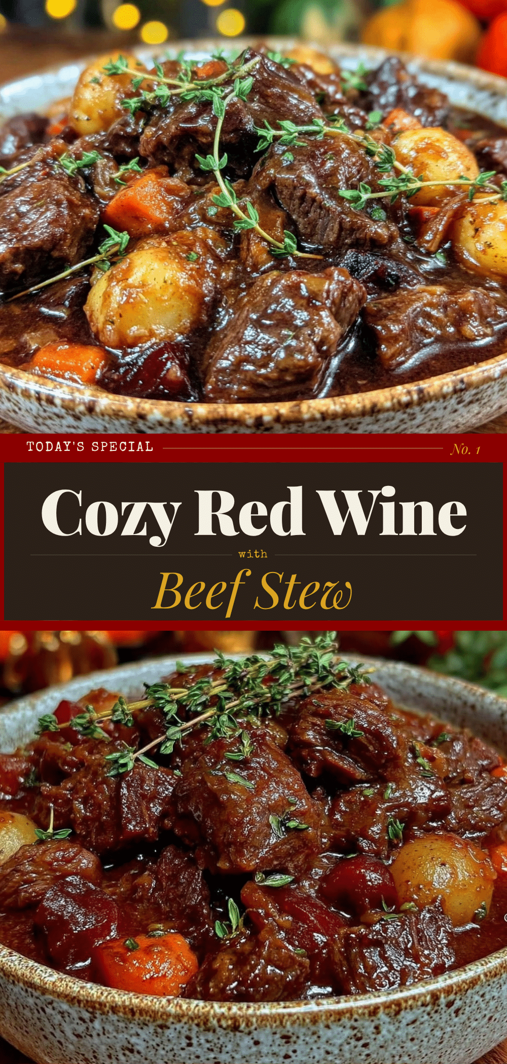 Cozy Fall Beef Stew with Red Wine: 5 Easy Steps 5 beef stew with red wine recipe