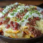 Cheesy Ground Beef Taco Casserole - featured image