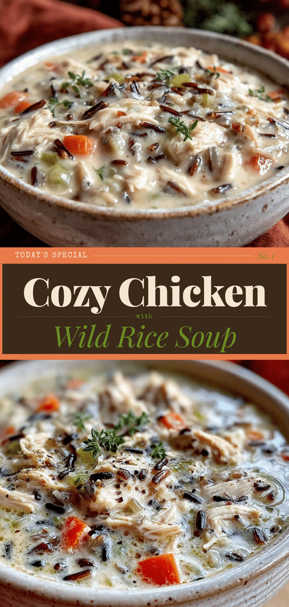 Cozy Fall Chicken and Wild Rice Soup: 3 Easy Gluten-Free Swaps 5 Cozy Fall Chicken and Wild Rice Soup recipe