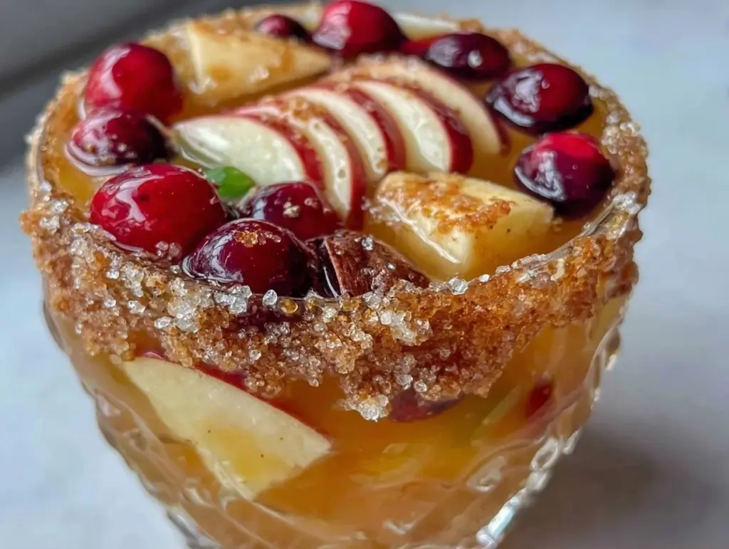 Cozy Spiced Fall Apple Cider Sangria - featured image