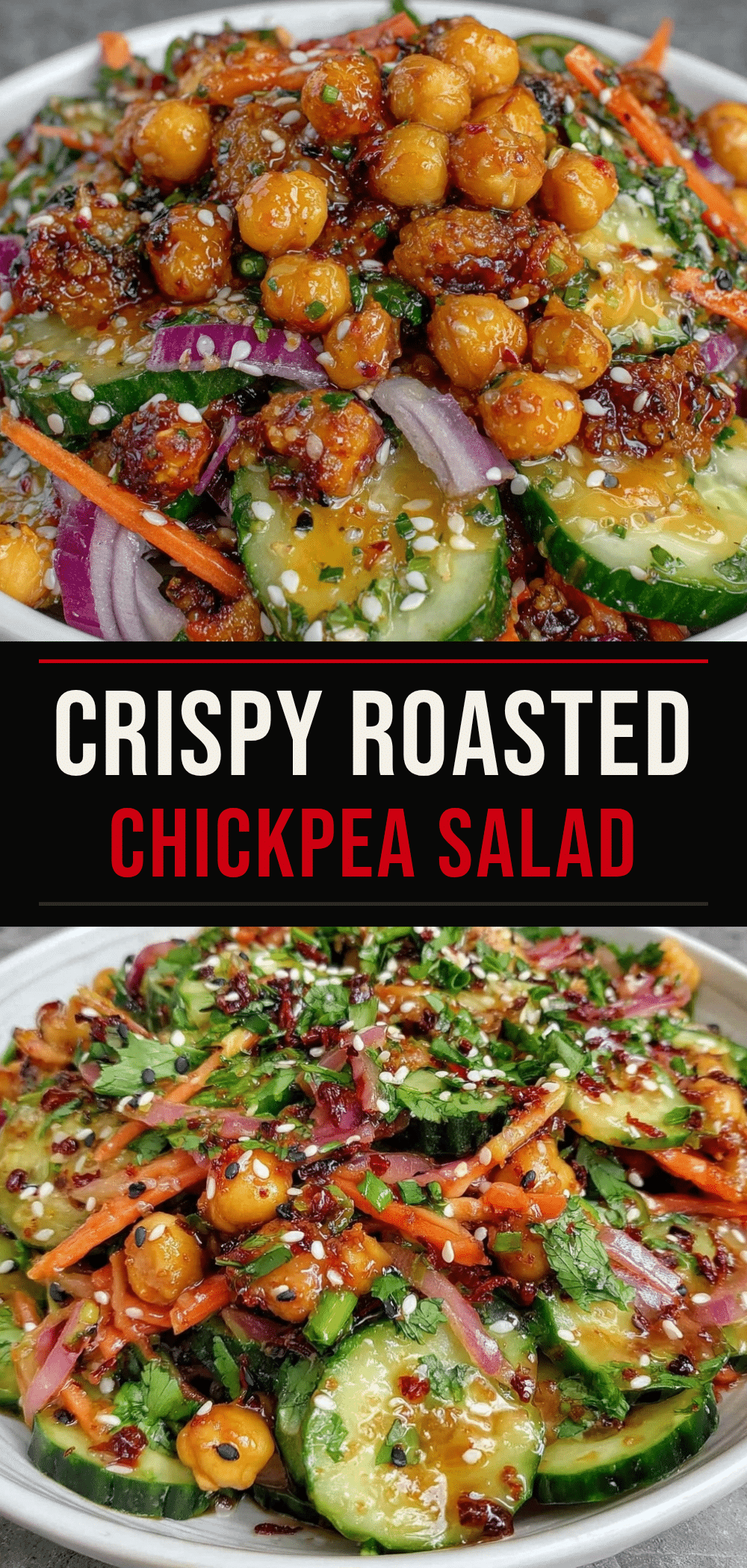 Crispy Roasted Chickpea Cucumber Salad: Easy No-Cook Recipe 5 Crispy Roasted Chickpea Cucumber Salad recipe