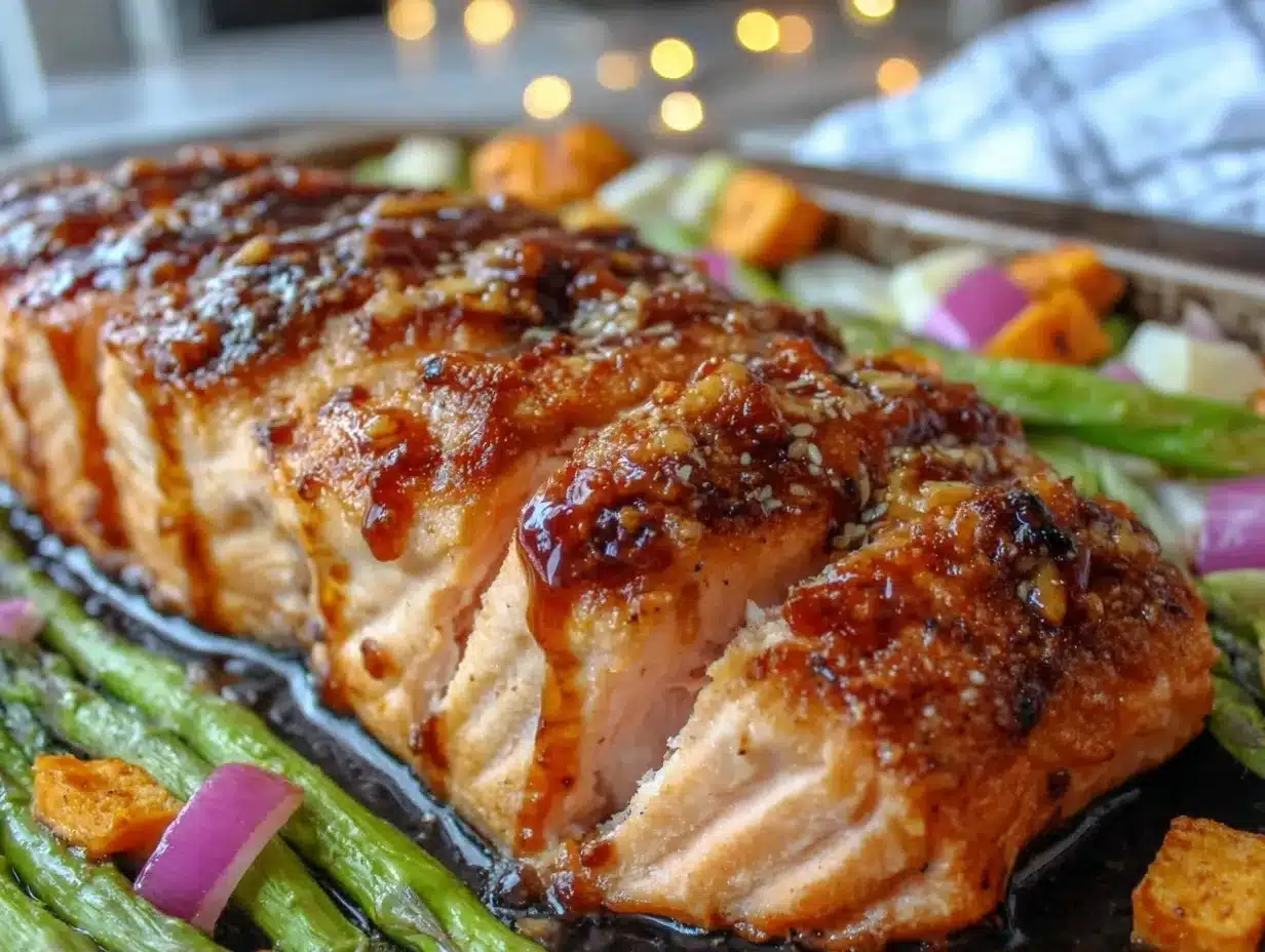 Easy Honey Garlic Glazed Salmon: Best Outdoor Grill Recipe 4 Easy Honey Garlic Glazed Salmon preparation steps
